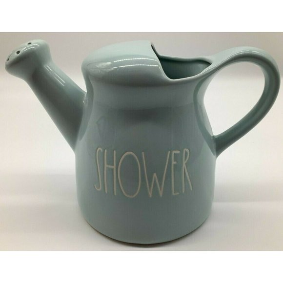 Rae Dunn Art Rae Dunn Blue Watering Can Shower Poshmark
